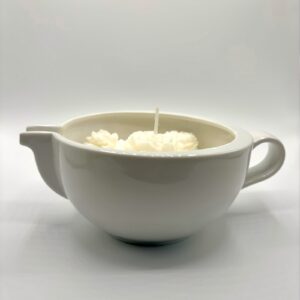 Kaars Boomgaard in schenkpot met bloemen - Afbeelding 3
